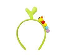 Aublinto Sunflowers Headband for Christmas Party Cute Headband Decorative Headband Flowers Daisy Headband Caterpillar Headpiece Women's Headband Hair Accessories