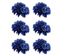 Aublinto Women's Vintage Flower Hair Pin Bridal Hair Accessories Pink Flowers Bridal Hair Accessories Flowers Rose Hair Clip Small Ladies for DIY Various Pack of 6