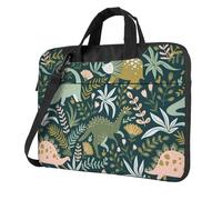 Aubnva Cute Dinosaur Print Lightweight Versatile Office Work Bag Stylish And Functional Laptop Bag Women Men