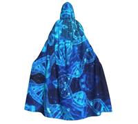 Aubnva Dna Chain Photo Print Men Women Hooded Cloak Comfortable Halloween Carnival Costume Christmas Theme