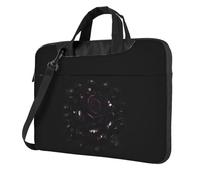 Aubnva Gothic Rose Print Print Lightweight Versatile Office Work Bag Stylish And Functional Laptop Bag Women Men