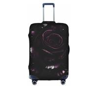 Aubnva Gothic Rose Print Print Washable Travel Luggage Cover Personalized Suitcase Protector for Business Leisure