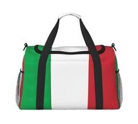 Aubnva italy flag Print Ample Travel Large Capacity Hand Travel Bag Carry On Tote Foldable Travel Totes Bag