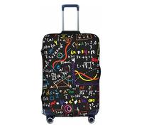 Aubnva Math Formula Print Washable Travel Luggage Cover Personalized Suitcase Protector for Business Leisure