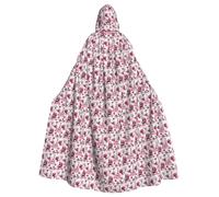Aubnva Paris Eiffel Tower France Print Lightweight And Breathable Unisex Cloak For Halloween Cosplay Full Length Hooded