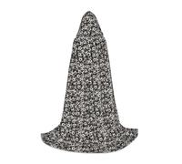 Aubnva Soccer Sea Print Unisex Hooded Cloak Variety Halloween Cosplay Carnival Comfortable Stylish Robe