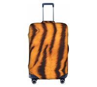 Aubnva Tiger Striped Pattern Print Washable Travel Luggage Cover Personalized Suitcase Protector for Business Leisure