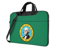 Aubnva Washington Flag Print Lightweight Versatile Office Work Bag Stylish And Functional Laptop Bag Women Men