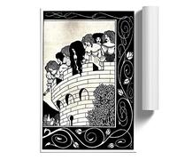 Aubrey Beardsley A Devil in Womans Likeness Unframed Print for Living Room Bedroom Home Office Décor, Wall Art Picture, A3 (29.7 x 42 cm)