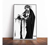 Aubrey Beardsley A Tragedy in Act One Canvas Print | Gallery Wrapped 30mm Frame Wall Art | 30x20 inches | Ready to Hang | Modern Picture | Living Room Bedroom Lounge Office