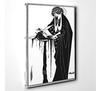 Aubrey Beardsley A Tragedy in Act One Canvas Print | Gallery Wrapped 30mm Frame Wall Art | 30x20 inches | Ready to Hang | Modern Picture | Living Room Bedroom Lounge Office