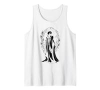 Aubrey Beardsley Inspired Art Nouveau Ink Peacock Figures Tank Top