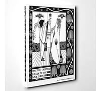 Aubrey Beardsley Sir Tristram Canvas Print | Gallery Wrapped 30mm Frame Wall Art | 30x20 inches | Ready to Hang | Modern Picture | Living Room Bedroom Lounge Office