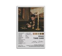 Aubrey Drake Graham Take Care Music Canvas Art Print - Pop Album Poster for Living Room Home Decor - 16x24inch(40x60cm) Unframe-style-28