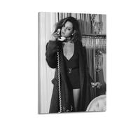 Aubrey Plaza (8) Art Canvas Poster Bedroom Living Room Decoration Painting Frame-style 08x12inch(20x30cm)