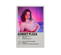 Aubrey Plaza Star Poster Decorative Painting Canvas Wall Posters And Art Picture Print Modern Family Bedroom Decor Posters 24x36inch(60x90cm)