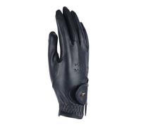 Aubrion Children's Leather Riding Gloves - 13 - 14 Years · Black