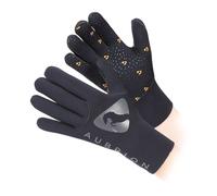 Shires Aubrion Neoprene Yard Gloves in Black Kids X X Sm, Black