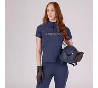 Aubrion Equestrian Short Sleeve Base Layer Midnight - Extra Extra Large