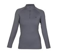 Aubrion Girl's Eltar Base Layer Top in Grey | Size: 9-10 Years Aubrion Grey 9-10 Years