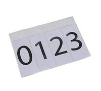 Aubrion - Horse Dressage Letters and Numbers - Pack of 2, white, One size
