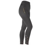 Shires Aubrion Ladies Porter Winter Horse Riding Tights in Jet Black Medium, Jet Black