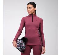 Aubrion Ladies React Long Sleeve Base Layer - Womens Horse Riding Base Layer Tops - Purple - Size: X Large