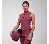 Aubrion Ladies React Sleeveless Base Layer - Womens Horse Riding Base Layer Tops - Purple - Size: X Large