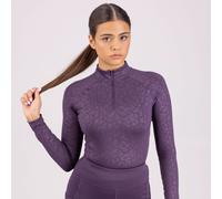 Aubrion Shires Revive Long Sleeve Base Layer - Ladies, Purple, Small