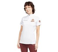 Aubrion Ladies Team Short Sleeve Base Layer White, White, L