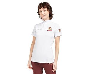 Aubrion Ladies Team Short Sleeve Base Layer White, White, L