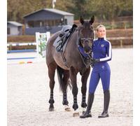 Shires Aubrion Team Womens Winter Riding Tights - Navy Blue Large
