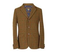 Aubrion Men's Saratoga Checked Horse Riding Jacket in Light Brown | Size: 36R Aubrion Light Brown 36R