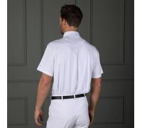 Aubrion Men's Short Sleeve Tie Shirt - L · White