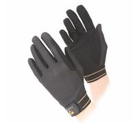 Aubrion Mesh Riding Gloves - 6 · Black