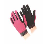 Aubrion Mesh Riding Gloves Raspberry - Small