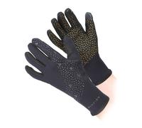Shires Aubrion Neoprene Super Grip Riding Gloves in Black Extra Small, Black