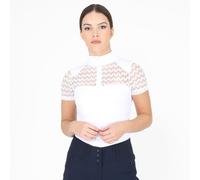 Aubrion Optima Ladies VX Show Shirt - Womens Horse Riding Shirts - White - Size: Large