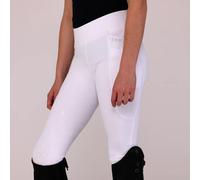 Aubrion Optima Young Rider GX Riding Tights White - 9/10 Years