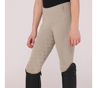 Aubrion Optima Young Rider LX Riding Tights Beige - 11/12 Years