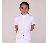 Aubrion Shires Optima LX Young Rider Childrens Show Shirt - White