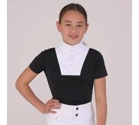 Aubrion Optima Young Rider MX Show Shirt Black - 9/10 Years