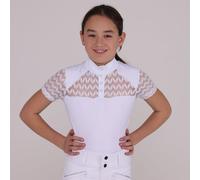 Aubrion Optima Young Rider VX Show Shirt - White - Size: Age 7-8
