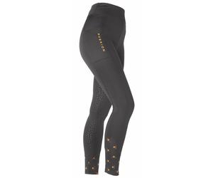 Aubrion Porter Ladies Winter Riding Tights Jet Black - Extra Extra Large