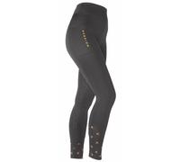 Shires Aubrion Ladies Porter Winter Horse Riding Tights in Jet Black Small, Jet Black