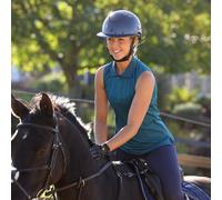 Aubrion React Ladies Sleeveless Tech Polo - Kingfisher - Size: X Small