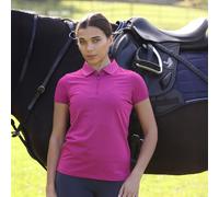 Aubrion React Tech Polo Fuchsia - Large