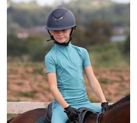 Aubrion React Young Rider Short Sleeve Base Layer - Green - Size: Age 13-14