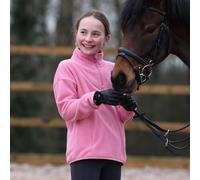 Aubrion React Young Rider Winter Fleece - Pink - Size: Age 7/8