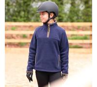 Aubrion Shires Children's Core Half Zip Fleece - Navy 7/8 Yearsrs, Navy
